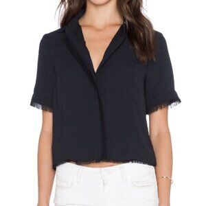Sam Edelman Black Button Down Shirt